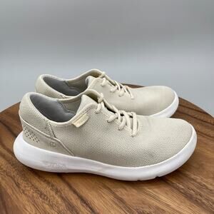 Kizik Madrid Shoes Womens Size 7 Ivory Running Comfort Walking Casual Sneakers